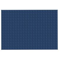 Verzwaringsdeken 155x220 cm 7 kg stof blauw 3