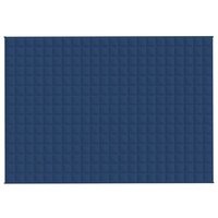 Verzwaringsdeken 155x220 cm 11 kg stof blauw 3