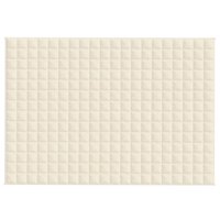 Verzwaringsdeken 138x200 cm 10 kg stof lichtcr&egrave;mekleurig 3