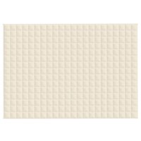 Verzwaringsdeken 155x220 cm 11 kg stof lichtcr&egrave;mekleurig 3