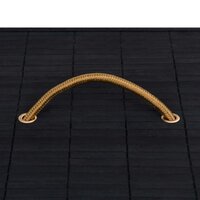 Wasmand met 2 vakken 72 L bamboe zwart 6