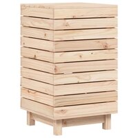 Wasmand 44x44x76 cm massief grenenhout 2