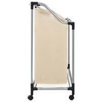 Wassorteerder met 3 zakken staal cr&egrave;me 3