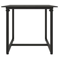 3-delige Loungeset met kussens poly rattan zwart 8