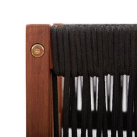 Tuinstoel met kussen massief acaciahout 6