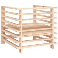 Tuinstoelen 2 st massief grenenhout 6