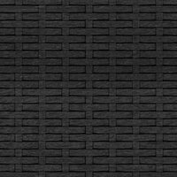 Tuinvoetenbanken 4 st met kussens poly rattan zwart 7