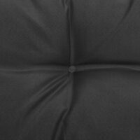 Tuinvoetenbank met kussen massief grenenhout grijs 6