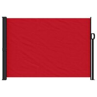 Windscherm uittrekbaar 140x600 cm rood 3
