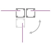 Windscherm uittrekbaar 120x600 cm cr&egrave;me 11