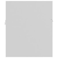 Badkamermeubelset bewerkt hout wit 9