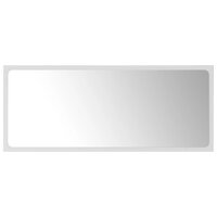 Badkamermeubelset bewerkt hout wit 11