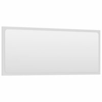 2-delige Badkamermeubelset bewerkt hout wit 11