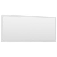 2-delige Badkamermeubelset bewerkt hout hoogglans wit 11