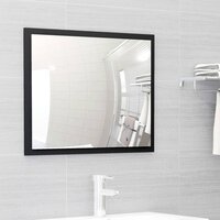 2-delige Badkamermeubelset bewerkt hout zwart 6