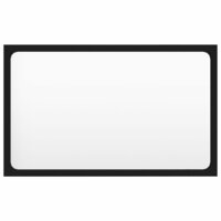 2-delige Badkamermeubelset bewerkt hout zwart 8