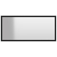 2-delige Badkamermeubelset bewerkt hout zwart 8