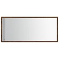 2-delige Badkamermeubelset bewerkt hout bruin eikenkleur 11