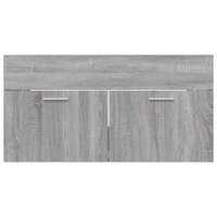 2-delige Badkamermeubelset bewerkt hout grijs sonoma eikenkleur 8