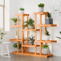 Plantenstandaard 110x25x110,5 cm massief vurenhout 3