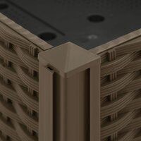 Plantenbak verhoogd 40x40x23 cm polypropyleen 6