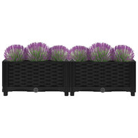 Plantenbak verhoogd 80x40x23 cm polypropyleen 3