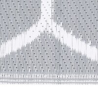 Buitenkleed 80x250 cm polypropeen grijs 3