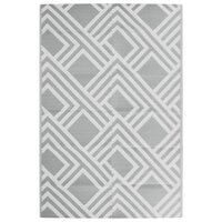 Buitenkleed 120x180 cm PP grijs 2