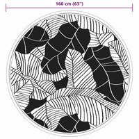 Buitenkleed &Oslash; 160 cm polypropeen groen 6