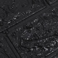 3D-behang zelfklevend 20 st bakstenen zwart 6