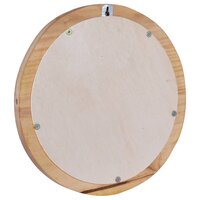 Wandspiegel rond 40 cm teakhout 4