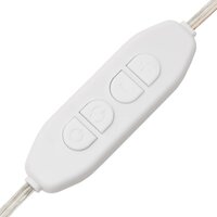 Wandspiegel met LED-lampen rond glas 11