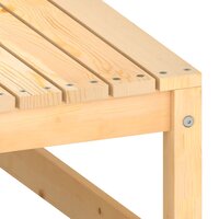 2-delige Loungeset met kussens massief grenenhout 10