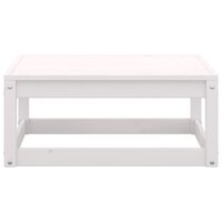 2-delige Loungeset met kussens massief grenenhout wit 9