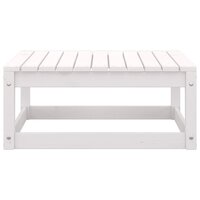 2-delige Loungeset met kussens massief grenenhout wit 10