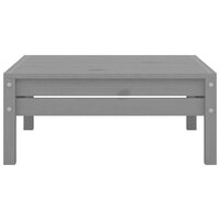 3-delige Loungeset massief grenenhout grijs 10