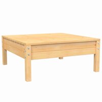 3-delige Loungeset met cr&egrave;mekleurige kussens massief grenenhout 6