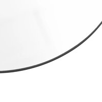 Wandspiegelset rond glas 7-delig 8