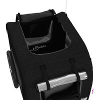 Hondenfietstrailer oxford stof en ijzer zwart 11