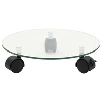 Plantenrollers rond 28 cm gehard glas 2 st 2