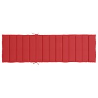 Ligbedkussen 200x60x3 cm oxford stof rood 5