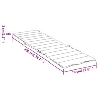 Ligbedkussen 200x70x3 cm oxford stof heldergroen 9