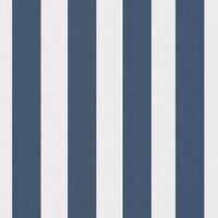 Buitenkussens 45x45 cm gestreept marineblauw 2 st 4