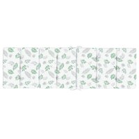 Terrasstoelkussens 2 st bladpatroon oxford stof 5