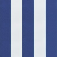 Bankkussen gestreept 180x50x7 cm stof gestreept wit en blauw 6