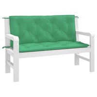 Tuinbankkussens 2 st 120x50x7 cm oxford stof groen 3