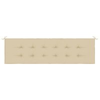 Tuinbankkussen 180x50x3 cm oxford stof beige 4