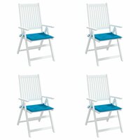 Tuinstoelkussens 4 st 50x50x3 cm oxford stof blauw 4