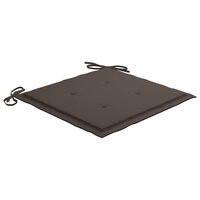Tuinstoelkussens 4 st 40x40x3 cm oxford stof taupe 4