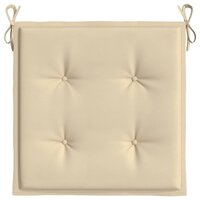 Tuinstoelkussens 2 st 50x50x3 cm oxford stof beige 5